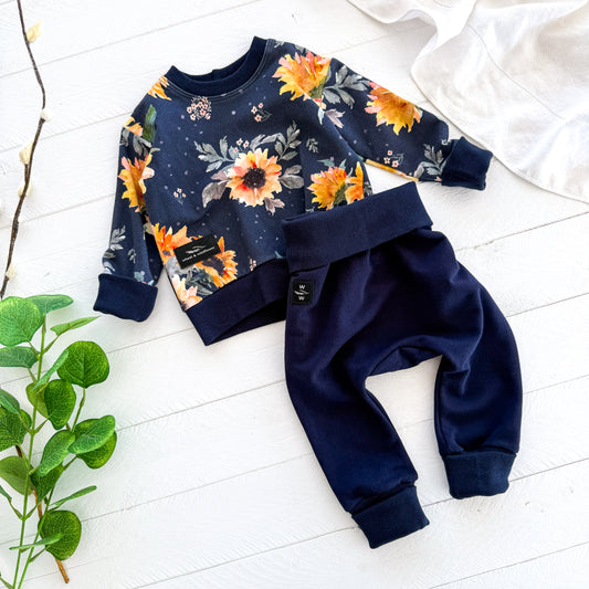 Rustic Sunflower Baby Set