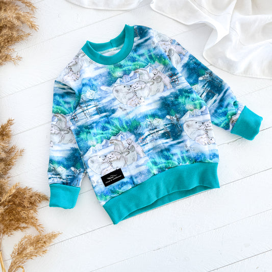 Aurora & Polar Bears Lounge Sweater