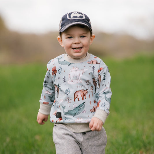 Canadiana on Mint Lounge Sweater