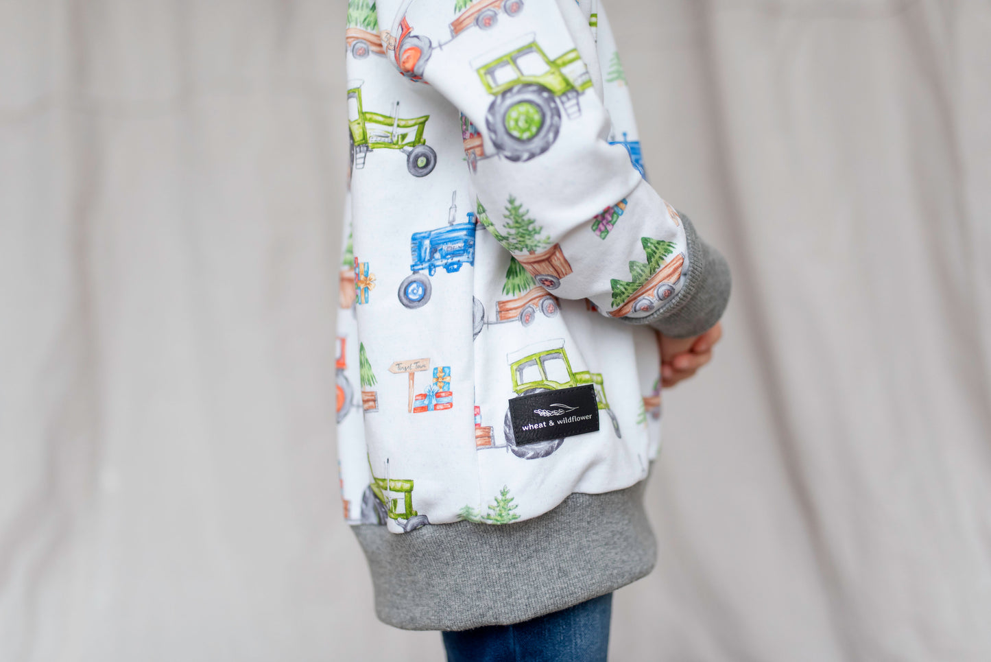 Express Delivery Christmas Tractors Lounge Sweater