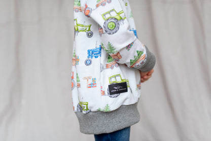 Express Delivery Christmas Tractors Lounge Sweater