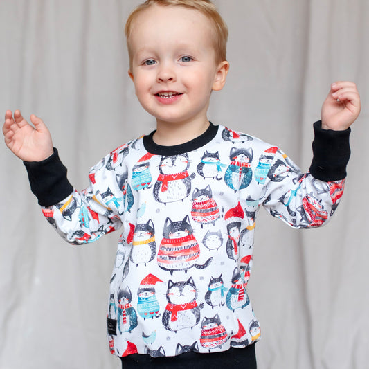 Cozy Cats Lounge Sweater