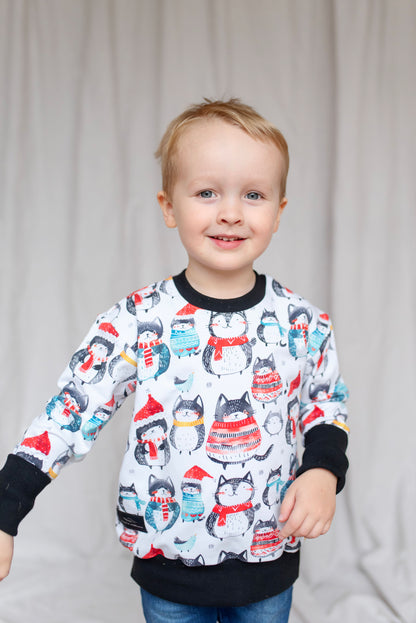 Cozy Cats Lounge Sweater