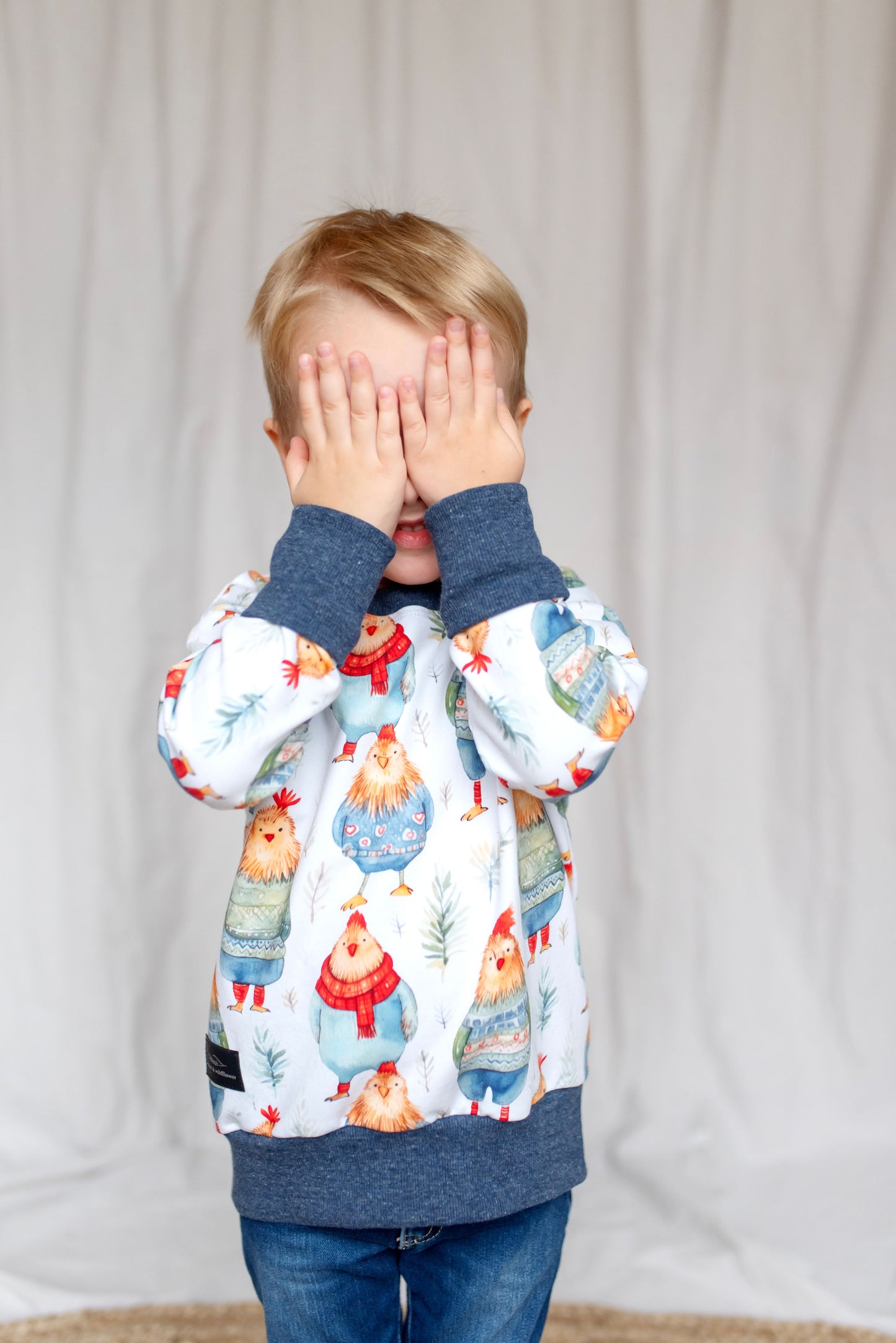 Sweater Weather Chickens Lounge Sweater