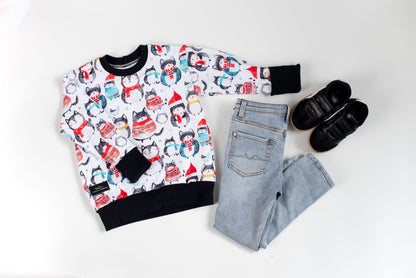 Cozy Cats Lounge Sweater