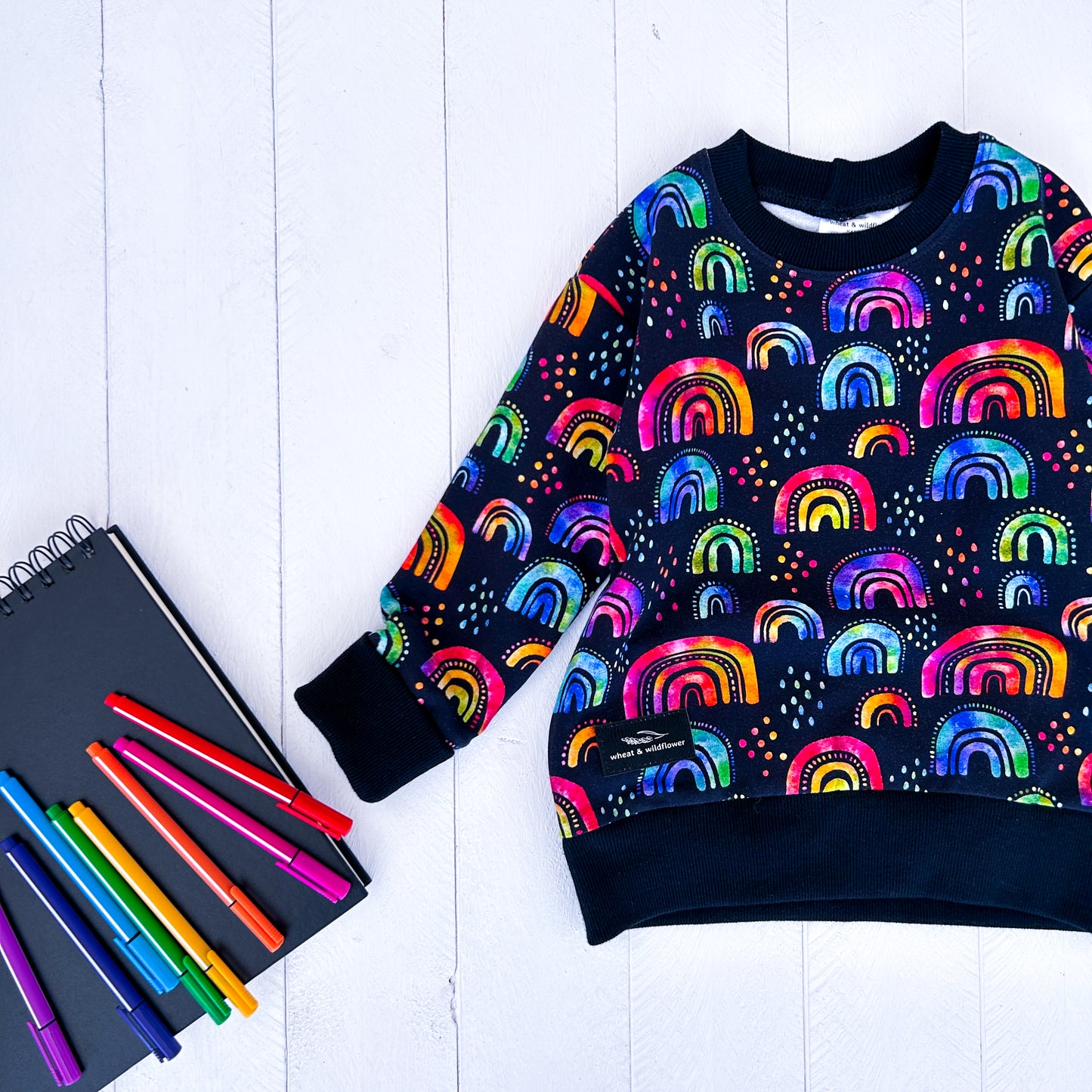 Bright Rainbows Lounge Sweater