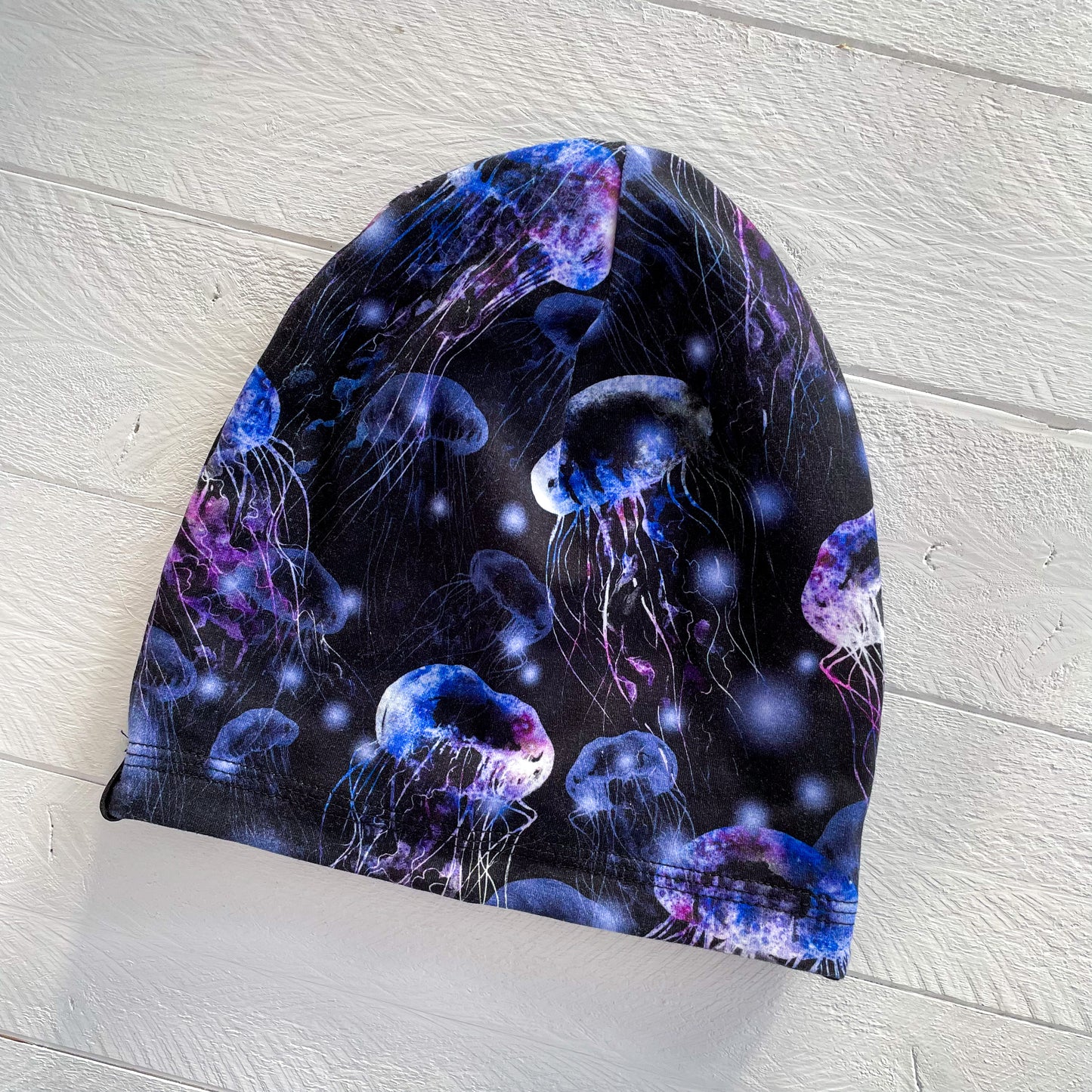 Electric Jelly Fish Reversible Beanie - 3 to 8Y