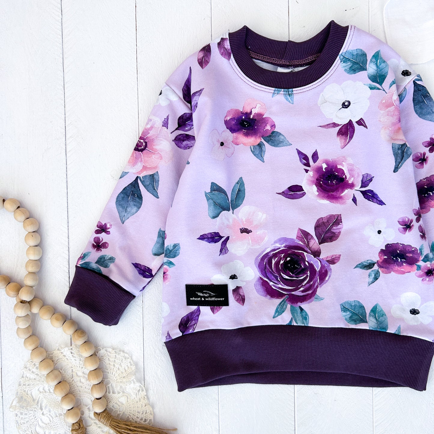 Lilac Rose Lounge Sweater