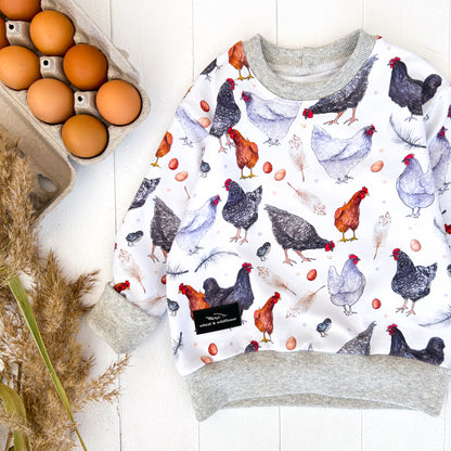 Chicken Math Lounge Sweater