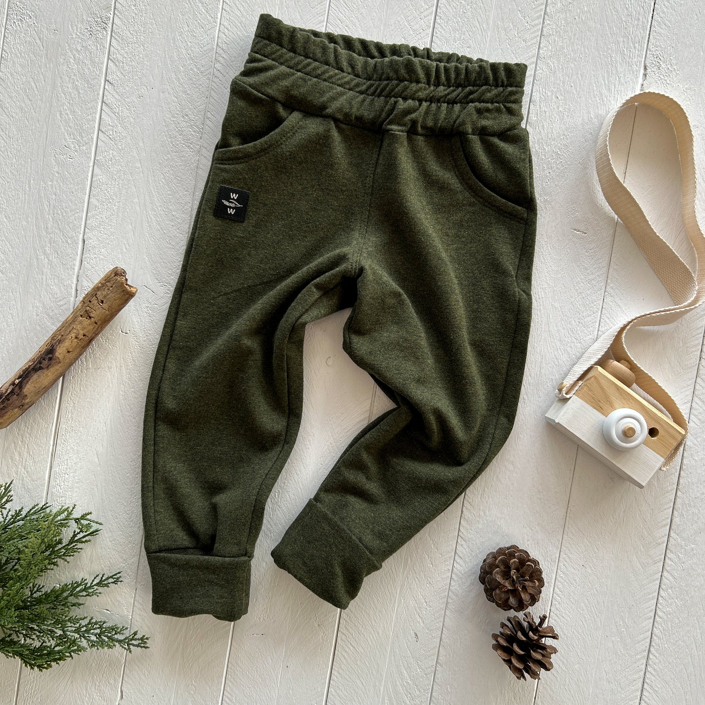 Grow With Me Joggers - Moss