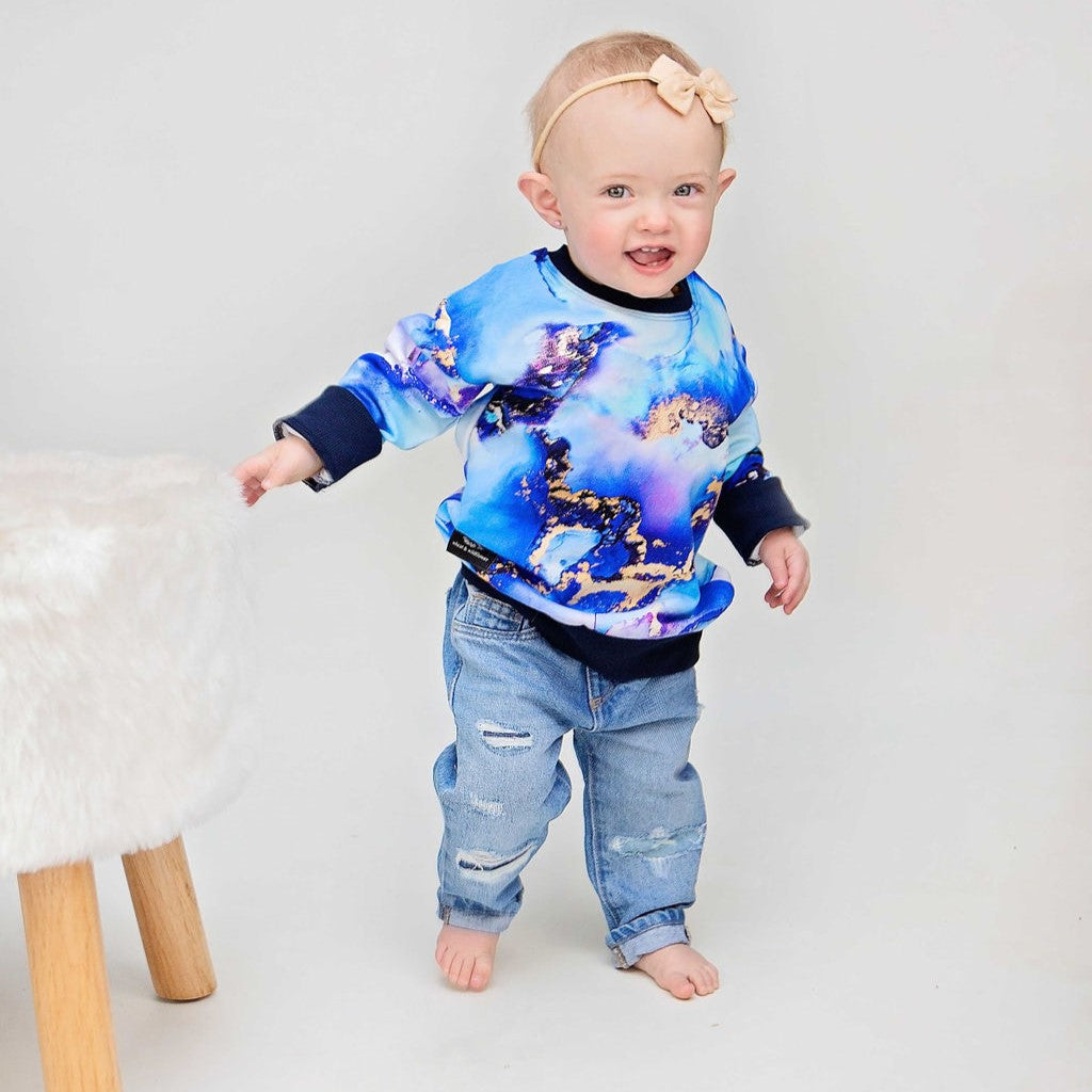 Alcohol Ink Lounge Sweater